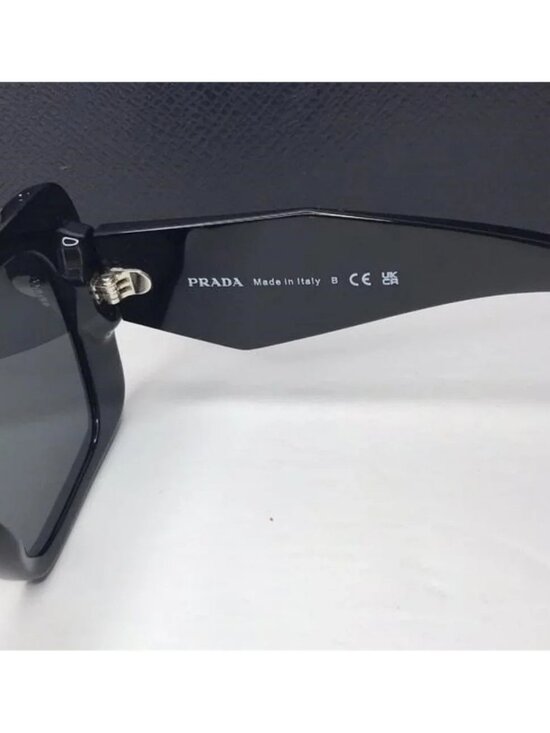 Authentic New Prada PR - 08YS 1AB5S0 Sunglasses Women\'s Black Dark Grey Butterfl main image 3